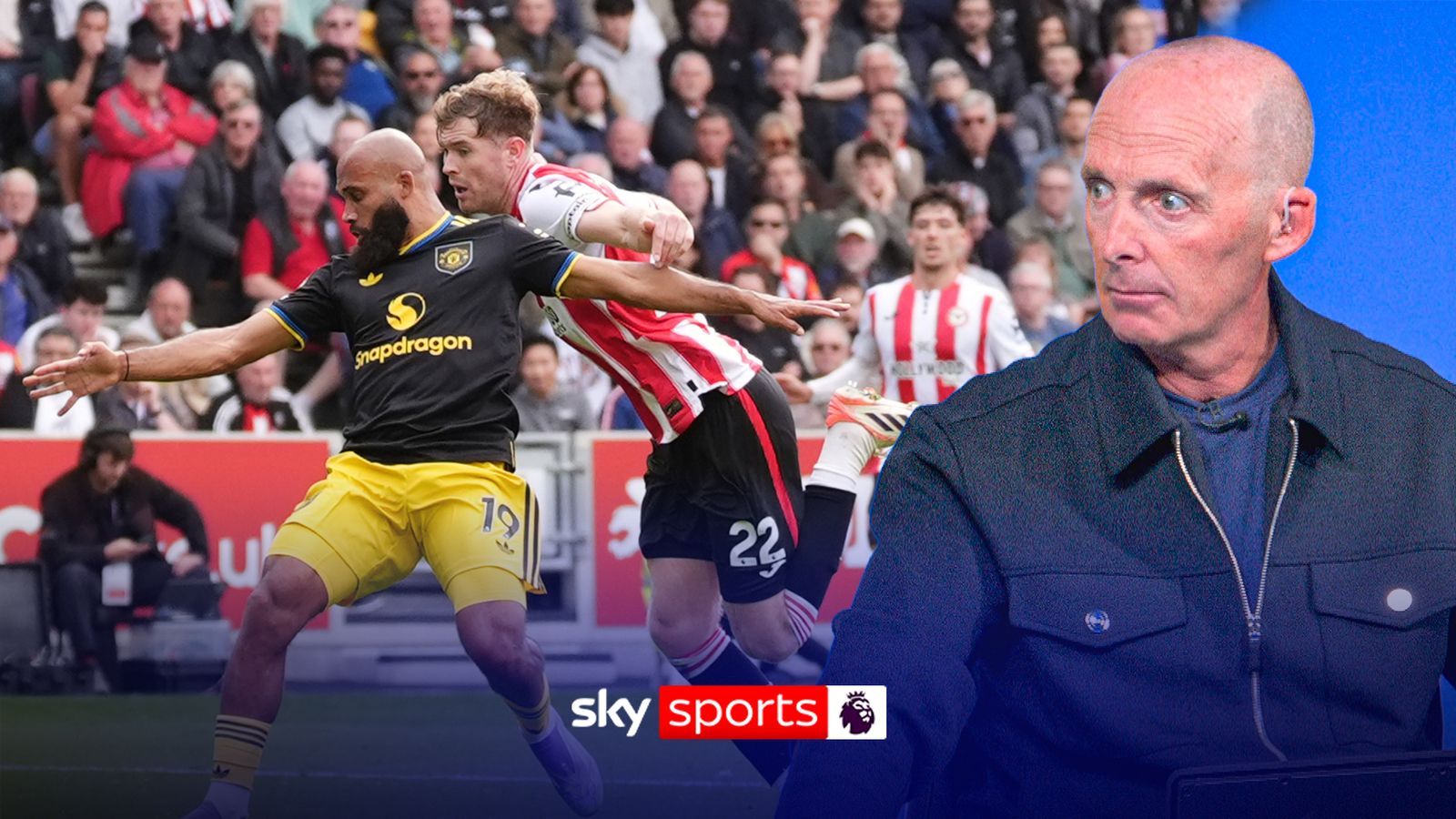 'It's a RED card!' | Dean's verdict on big Brentford let-off vs Man Utd