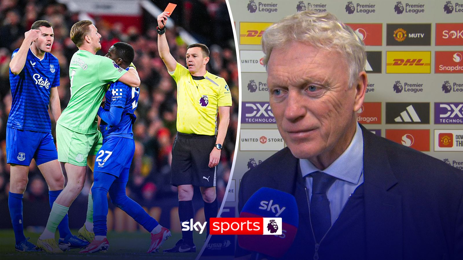 'I quite like my players fighting each other!' | Moyes reacts to Gueye's slap on Keane