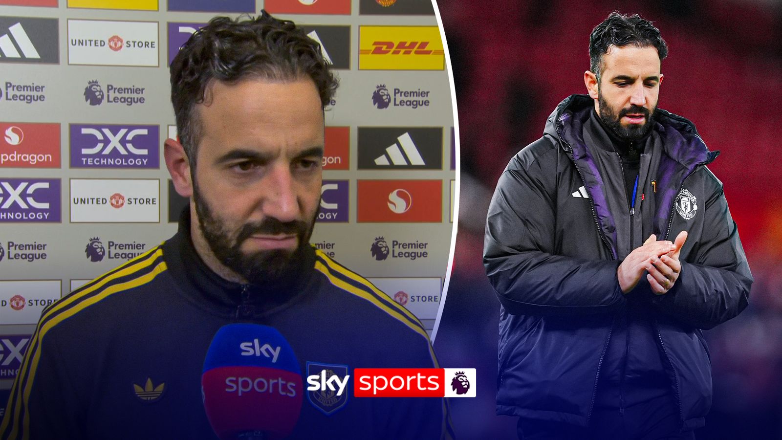 'I'm really frustrated' | Amorim concerned with loss to 10-men Everton